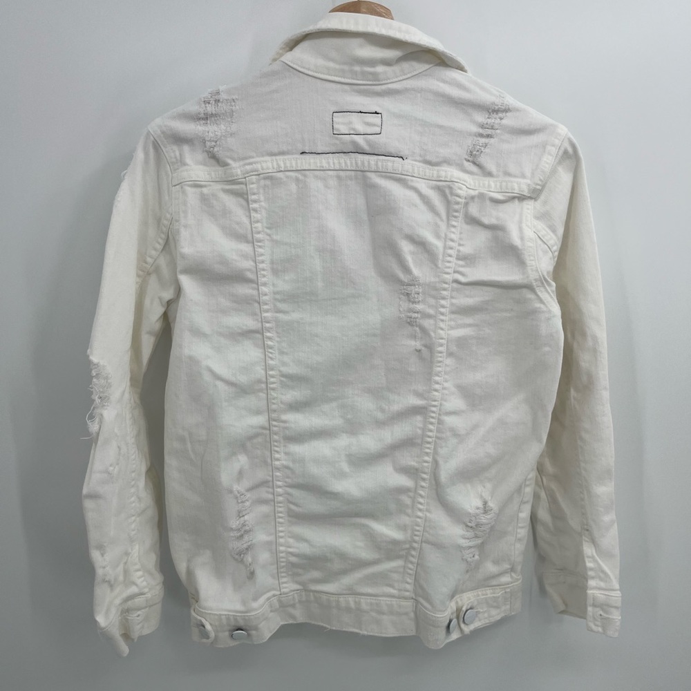 Current/Elliott Cream Jean Jacket - Picture 10 of 11